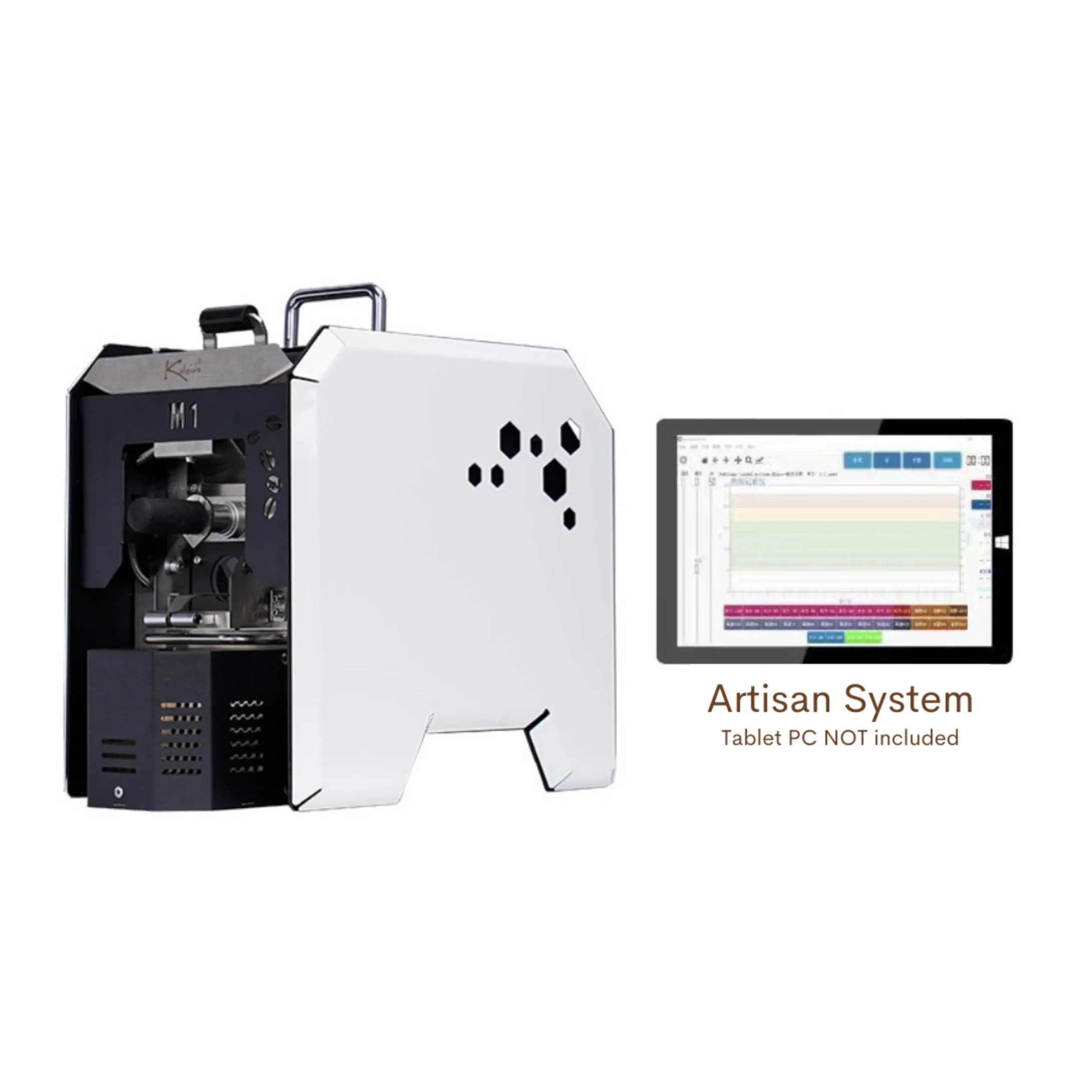 Kaleido Sniper M1s Pro Electric Coffee Roaster (200g Capacity) - Artisan System (Version 2) - Image 8